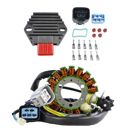 Photo of Kit Stator + Voltage Regulator Rectifier for Honda TRX 450 R 450R 2006-2009 | TRX450 ER 450ER 2006-2009 2012 2013 by RM STATOR - Premium for UTVs / Side by Sides