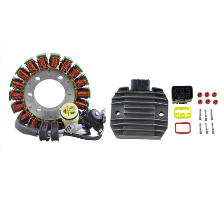 Photo of Kit Generator Stator + Voltage Regulator Rectifier for Yamaha YFM 700 / YFM 700R Raptor 2006-2025 | # 1S3-81410-00-00 by RM STATOR - Premium for UTVs / Side by Sides