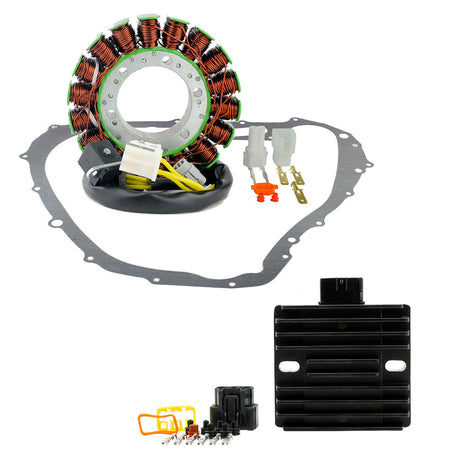 Photo of Kit Generator Stator + Gasket + Regulator for Suzuki LTA 700 X / 750 KingQuad AXi 2005-2018 | 32800-42F00 / 32101-31G01 by RM STATOR - Premium for UTVs / Side by Sides
