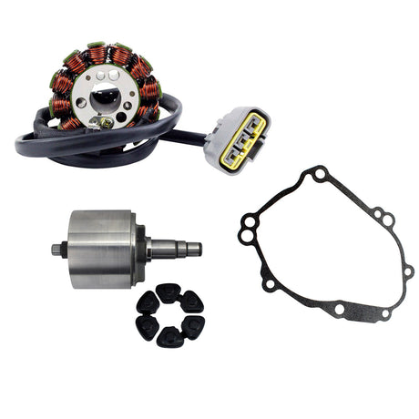Photo of Stator + Flywheel + Gasket for Yamaha FZ1 / FZS1 | FZ8 800 | YZF R1 2004-2015 | OEM# 2SH-81450-00-00 / 2D1-81410-10-00 by RM STATOR - Premium for UTVs / Side by Sides