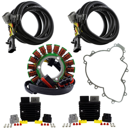 Photo of SPLYT Technology Stator + Voltage Regulator Rectifier + Gasket for Polaris RZR / Ranger 900 1000 2013-2025 | 4018494 by RM STATOR - Premium for UTVs / Side by Sides