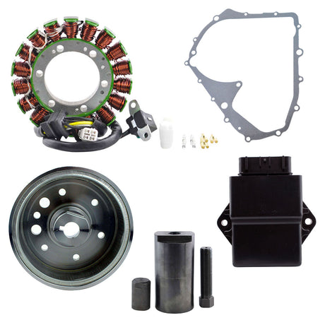 Photo of Kit Stator + CDI Box + Flywheel + Flywheel Puller + Gasket for Arctic Cat TBX / TRV 400 | Automatic 375 / 400 2002-2008 by RM STATOR - Premium for UTVs / Side by Sides
