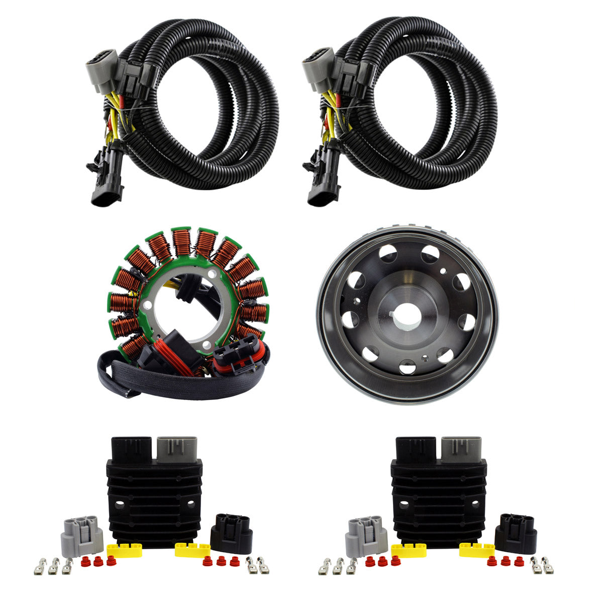 Photo of SPLYT Technology Stator + Voltage Regulator + H. Output Flywheel for Polaris RZR / Ranger 2013-2025 | 4018494 / 4017135 by RM STATOR - Premium for UTVs / Side by Sides