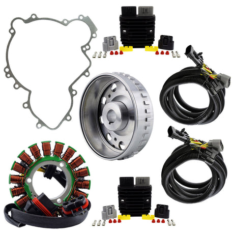 Photo of SPLYT Supercharged Technology Stator + Voltage Regulator + High Output Flywheel for Polaris RZR | Ranger 2013-2025 by RM STATOR - Premium for UTVs / Side by Sides