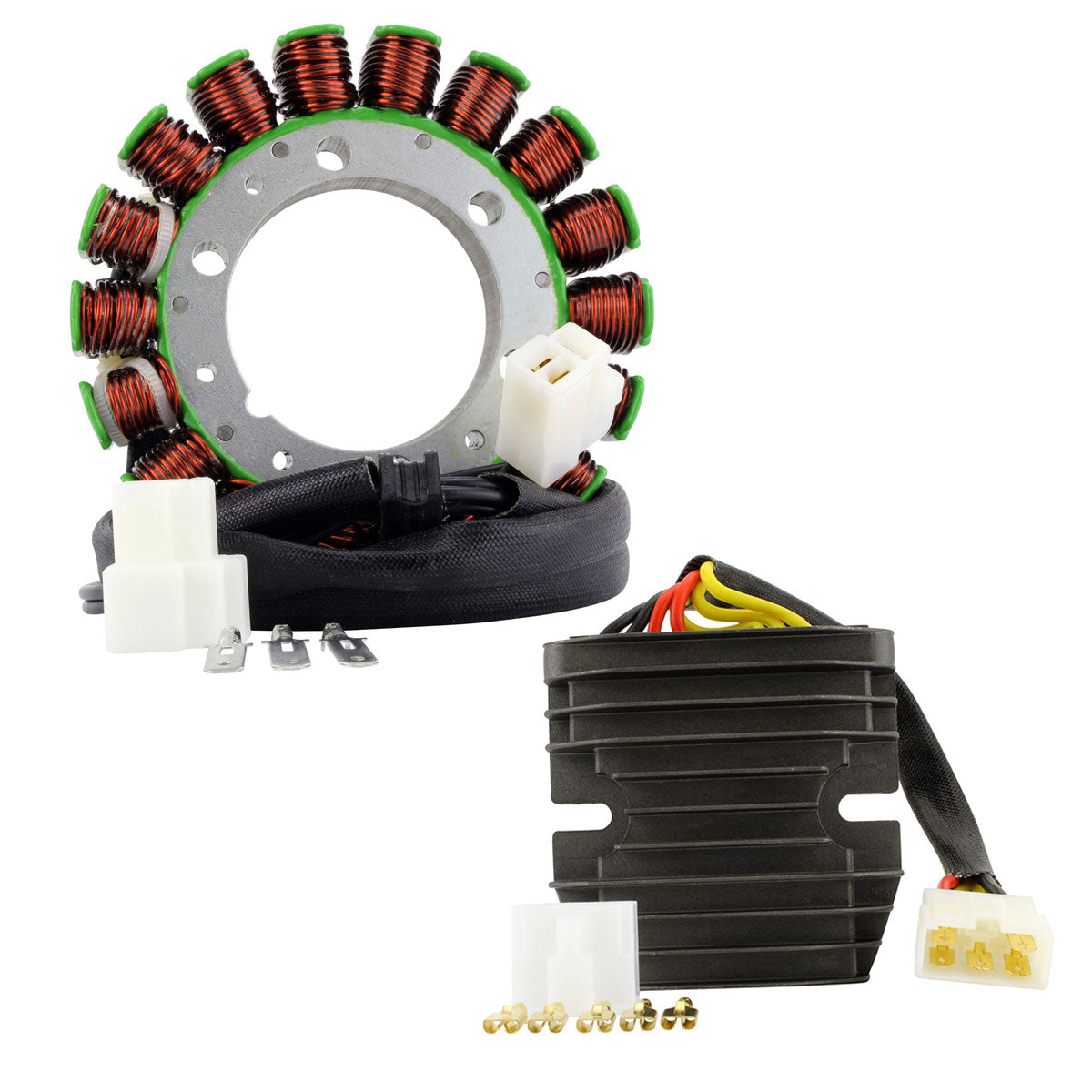 Photo of Stator + Mosfet Regulator for Triumph America / Bonneville ( T100 ) / Scrambler / Speedmaster / Thruxton 900 2006-2020 by RM STATOR - Premium for UTVs / Side by Sides