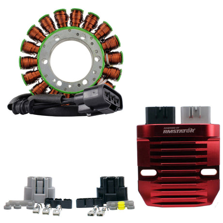 Photo of Kit Stator + Mosfet Regulator CNC for Triumph Rocket III 2300 2006-2018 | OEM# T1300450 / T1300470 / T1300675 by RM STATOR - Premium for UTVs / Side by Sides