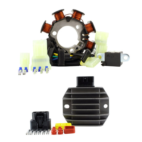 Photo of Kit Stator + Mosfet Voltage Regulator for Honda TRX 250 X / EX 2006-2024 | # 31120-HN6-A31 31600-HM8-B00 by RM STATOR - Premium for UTVs / Side by Sides