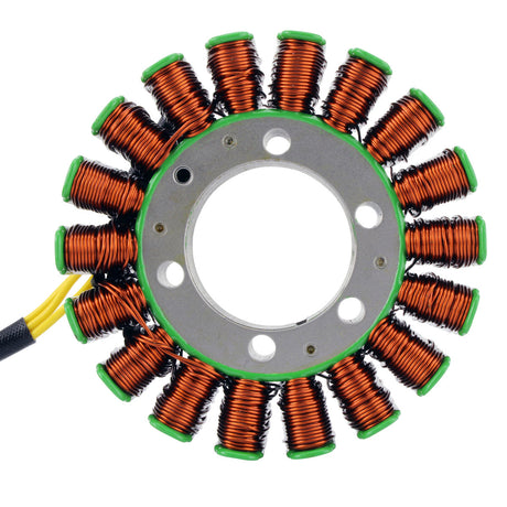 Photo of Kit Stator + RMSTATOR Red Machined Aluminum Mosfet Regulator for Honda TRX 420 Rancher FA 2014-2021 | OEM# 31120-HR3-A61 by RM STATOR - Premium for UTVs / Side by Sides