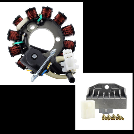 Photo of Kit Stator + Voltage Regulator for Honda CBF 125 2009 2010 2011 2012 2013 | OEM Repl.# 31120-KWF-941 / 31600-KSP-861 by RM STATOR - Premium for UTVs / Side by Sides