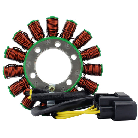 Photo of Kit Generator Stator + RMSTATOR Red Machined Aluminum Mosfet Regulator for Honda CBR 600 RR 2013-2024 | 31120-MJC-D01 by RM STATOR - Premium for UTVs / Side by Sides