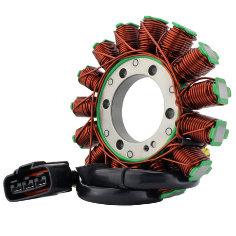 Photo of Kit Generator Stator + Red Machined Lithium-Ion Battery Compatible Regulator for Honda CBR600 RR 2013-2025 31600-HR0-F01 by RM STATOR - Premium for UTVs / Side by Sides
