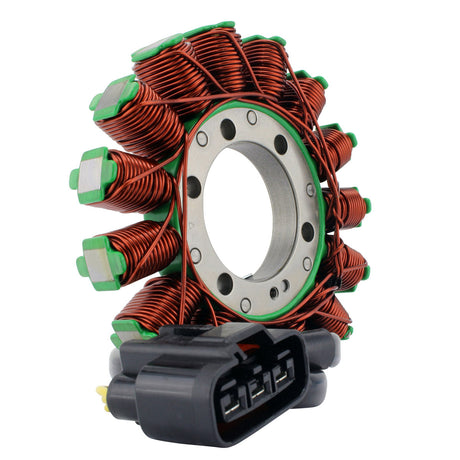 Photo of Kit Generator Stator + Red Machined Lithium-Ion Battery Compatible Regulator for Honda CBR600 RR 2013-2025 31600-HR0-F01 by RM STATOR - Premium for UTVs / Side by Sides