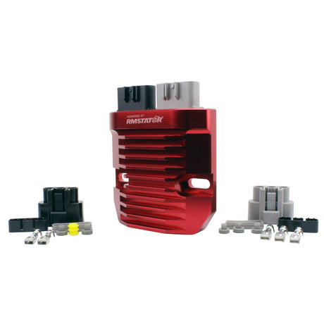 Photo of Kit Generator Stator + Red Machined Lithium-Ion Battery Compatible Regulator for Honda CBR600 RR 2013-2025 31600-HR0-F01 by RM STATOR - Premium for UTVs / Side by Sides