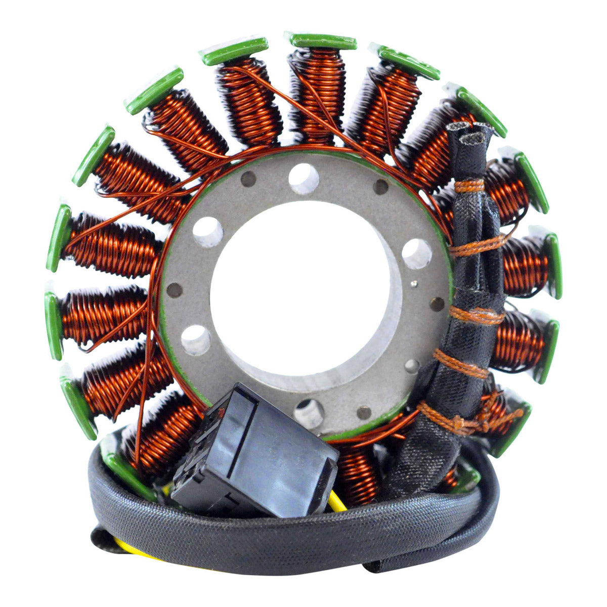 Photo of Stator + Aluminum Mosfet Regulator for Honda VFR 800 Interceptor 2002-2009 OEM Repl. # 31120-MCW-D03 31600-MCW-D61 by RM STATOR - Premium for UTVs / Side by Sides