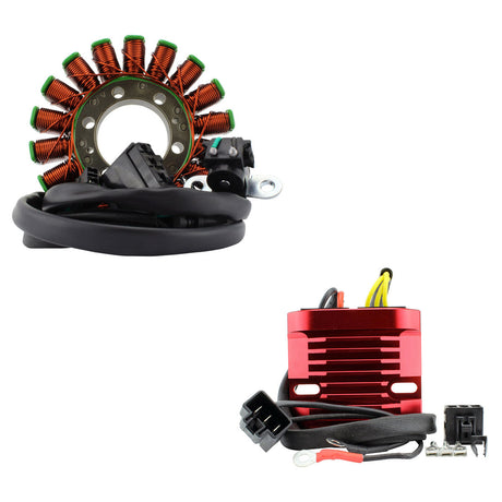 Photo of Generator Stator + Aluminum Mosfet Regulator for Triumph Daytona 675 | Daytona 675 R 2006-2020 | OEM# T1300181 T1305123 by RM STATOR - Premium for UTVs / Side by Sides