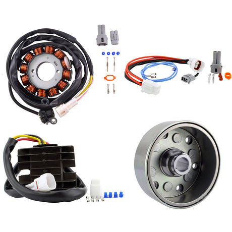 Photo of 140W AC to DC Charging Upgrade Kit Stator + Regulator + Flywheel for Yamaha YFZ 450 2004-2009 2012 2013 5TG-81410-02-00 by RM STATOR - Premium for UTVs / Side by Sides