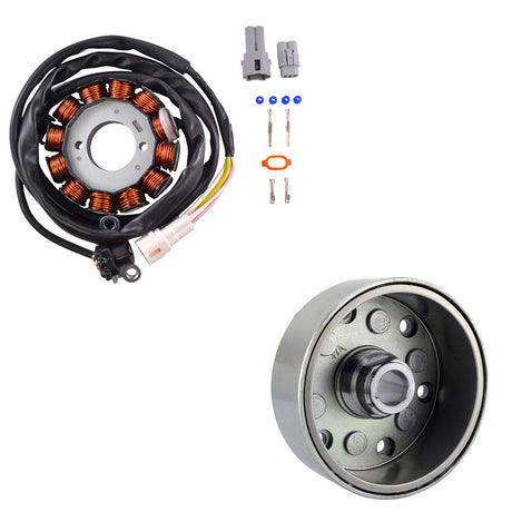 Photo of Kit Flywheel + 140W High Output Stator for Yamaha YFZ 450 2004-2009 2012 2013 OEM# 5TG-81450-00-00 5TG-81410-00-00 by RM STATOR - Premium for UTVs / Side by Sides