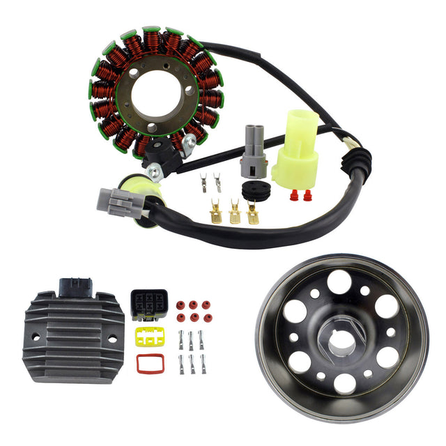 Photo of Kit High Output Stator 300W + Flywheel + Regulator for Yamaha YFZ 450 R/X 2009-2025 OEM# 18P-81410-00-00 5BN-81960-00-00 by RM STATOR - Premium for UTVs / Side by Sides