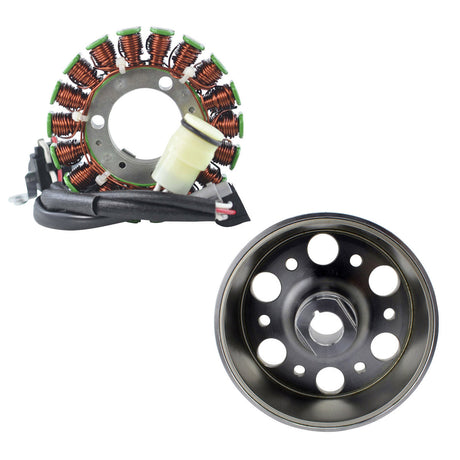 Photo of Kit Stator + Flywheel for Yamaha YFZ 450 R / X 2009-2025 OEM# 18P-81410-00-00 18P-81450-00-00 18P-81450-01-00 by RM STATOR - Premium for UTVs / Side by Sides