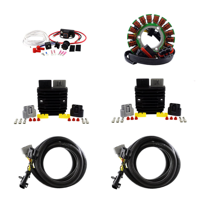 Photo of SPLYT Stator + Regulator + Dual Battery Isolator for Polaris RZR / Ranger 1000 | Sportsman 570 2012-2025 | OEM# 4012941 by RM STATOR - Premium for UTVs / Side by Sides