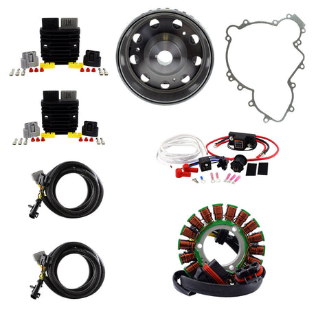 Photo of 900W SPLYT Stator + Regulator + Dual Battery Isolator + Flywheel + Gasket for Polaris Ranger / RZR 900 1000 2013-2025 by RM STATOR - Premium for UTVs / Side by Sides