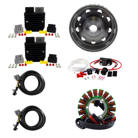 Photo of 900W SPLYT Supercharged Stator + Regulator + Dual Battery Isolator + Flywheel for Polaris Ranger Sportsman 2012-2025 by RM STATOR - Premium for UTVs / Side by Sides