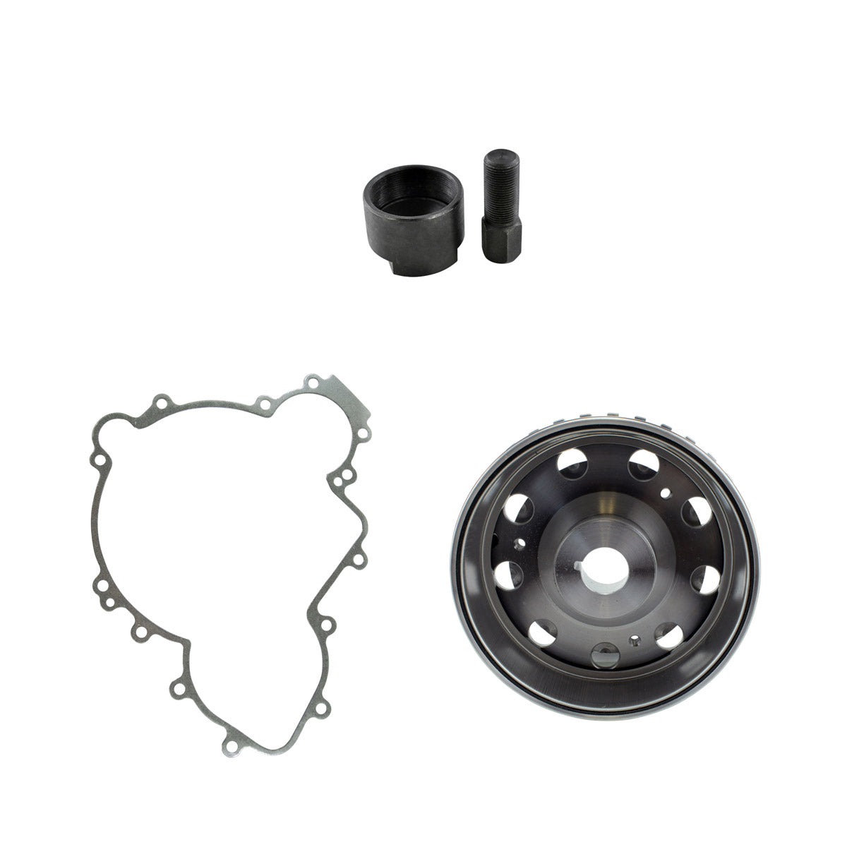 Photo of 900W Magneto Flywheel Rotor + Gasket + Puller for Polaris Ranger 1000 Crew / RZR 900 XP 4 2018-2024 | OEM# 4017135 by RM STATOR - Premium for UTVs / Side by Sides