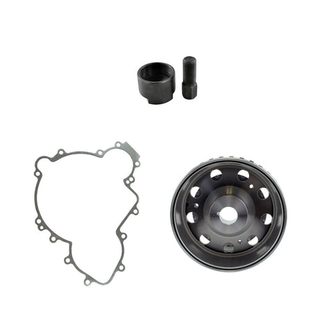 Photo of 900W Magneto Flywheel Rotor + Gasket + Puller for Polaris Ranger 1000 Crew / RZR 900 XP 4 2018-2024 | OEM# 4017135 by RM STATOR - Premium for UTVs / Side by Sides