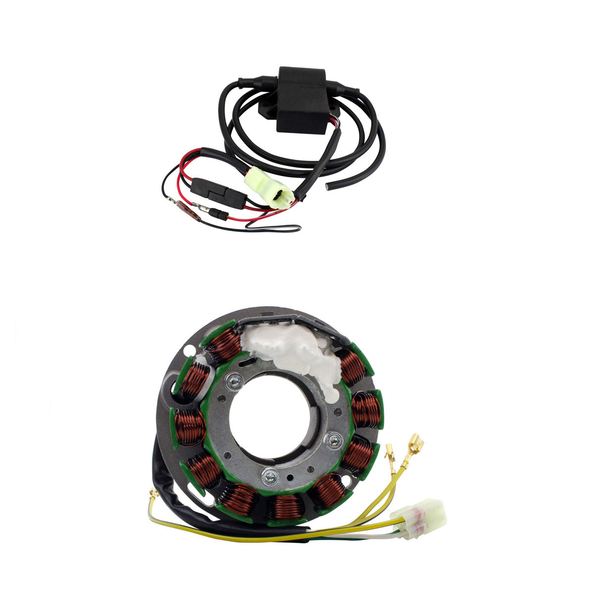 Photo of Kit Stator + CDI Module for Ski-Doo Skandic 500 / 503 SWT | Lynx 6900 FCE / Forest 440 1996-2003 | 420886605 / 420965757 by RM STATOR - Premium for UTVs / Side by Sides