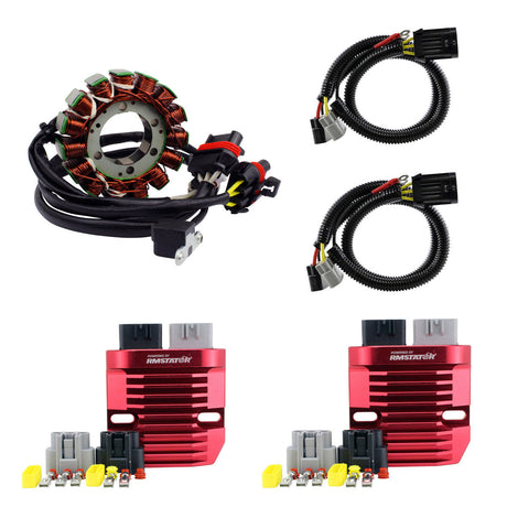 Photo of 625W SPLYT Dual Stator + SERIES Voltage Regulator for Yamaha YXC / YXM 700 Viking | YXR Rhino 2008-2025 5B4-81410-00-00 by RM STATOR - Premium for UTVs / Side by Sides