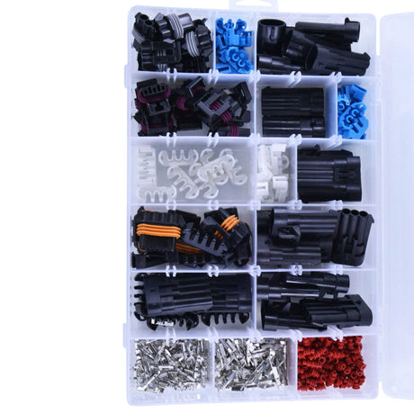Photo of 168 pcs Delphi Weather Pack Starter Kit Replacement for 2-Way / 3-Way / 5-Way / 6-Way Connector WeatherPack Aptiv by RM STATOR - Premium for UTVs / Side by Sides