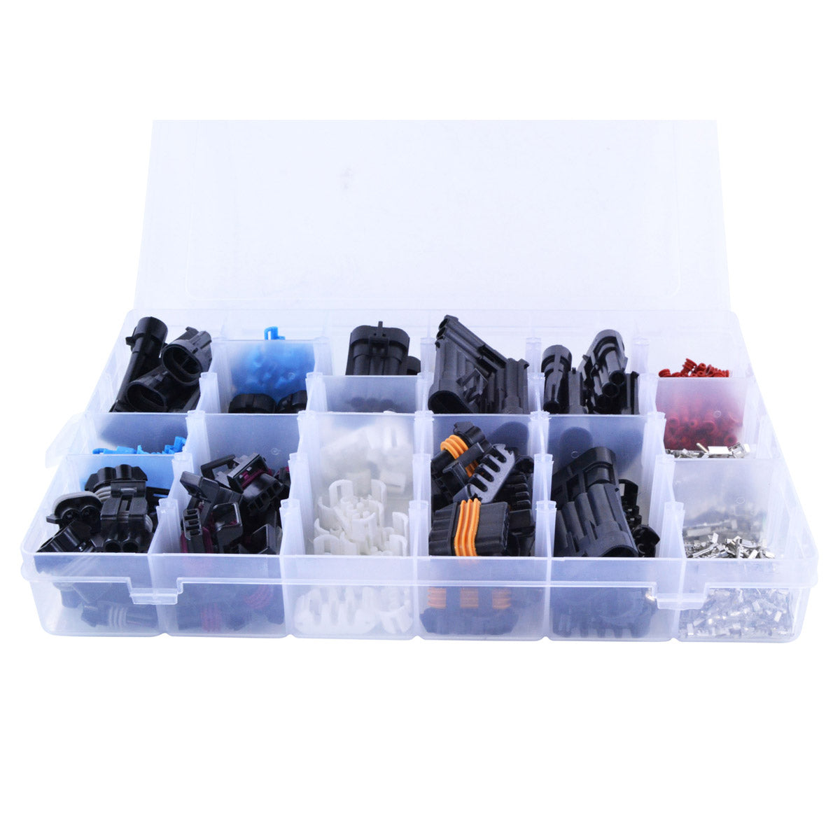 Photo of 168 pcs Delphi Weather Pack Starter Kit Replacement for 2-Way / 3-Way / 5-Way / 6-Way Connector WeatherPack Aptiv by RM STATOR - Premium for UTVs / Side by Sides