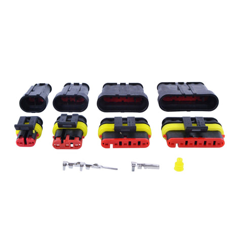 Photo of 384 pcs Connector AMP Kit Replacement for TE Connectivity AMP Superseal 2-Way / 3-Way / 5-Way / 6-Way Superseal by RM STATOR - Premium for UTVs / Side by Sides