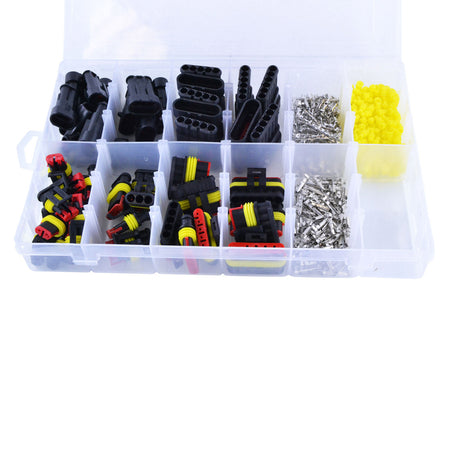 Photo of 384 pcs Connector AMP Kit Replacement for TE Connectivity AMP Superseal 2-Way / 3-Way / 5-Way / 6-Way Superseal by RM STATOR - Premium for UTVs / Side by Sides