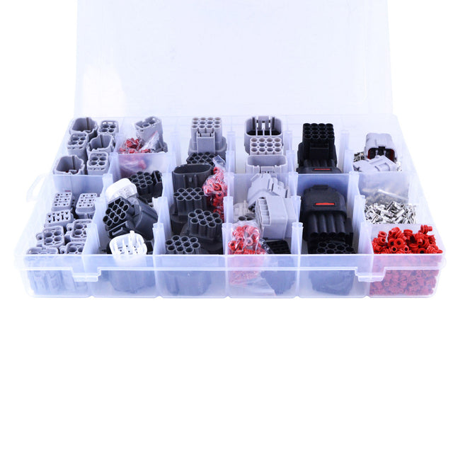 Photo of 186 Pieces Connector Kit Replacement for Sumitomo 6-Way / 10-Way / 12-Way / 16-Way Connectors by RM STATOR - Premium for UTVs / Side by Sides