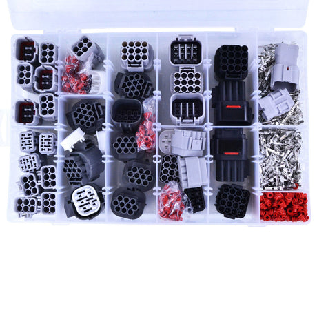 Photo of 186 Pieces Connector Kit Replacement for Sumitomo 6-Way / 10-Way / 12-Way / 16-Way Connectors by RM STATOR - Premium for UTVs / Side by Sides