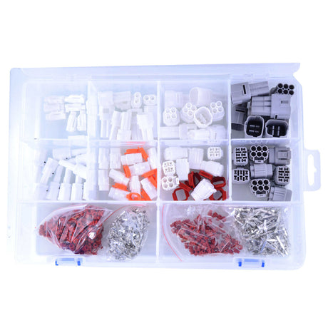 Photo of 196-Pieces Connector Kit Replacement for Sumitomo 1-Way / 2-Way / 4-Way / 6-Way MT Series & TS Series by RM STATOR - Premium for UTVs / Side by Sides