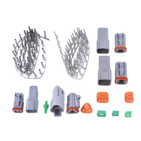 Photo of 186 pcs Connector Kit Deutsch Replacement for TE Connectivity Deutsch 2-Way / 3-Way / 4-Way / 6-Way DT Series by RM STATOR - Premium for UTVs / Side by Sides