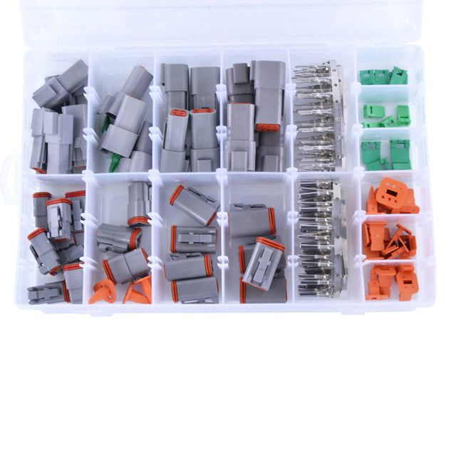 Photo of 186 pcs Connector Kit Deutsch Replacement for TE Connectivity Deutsch 2-Way / 3-Way / 4-Way / 6-Way DT Series by RM STATOR - Premium for UTVs / Side by Sides