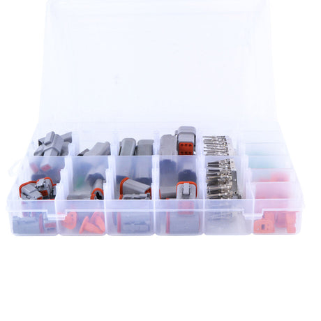 Photo of 186 pcs Connector Kit Deutsch Replacement for TE Connectivity Deutsch 2-Way / 3-Way / 4-Way / 6-Way DT Series by RM STATOR - Premium for UTVs / Side by Sides
