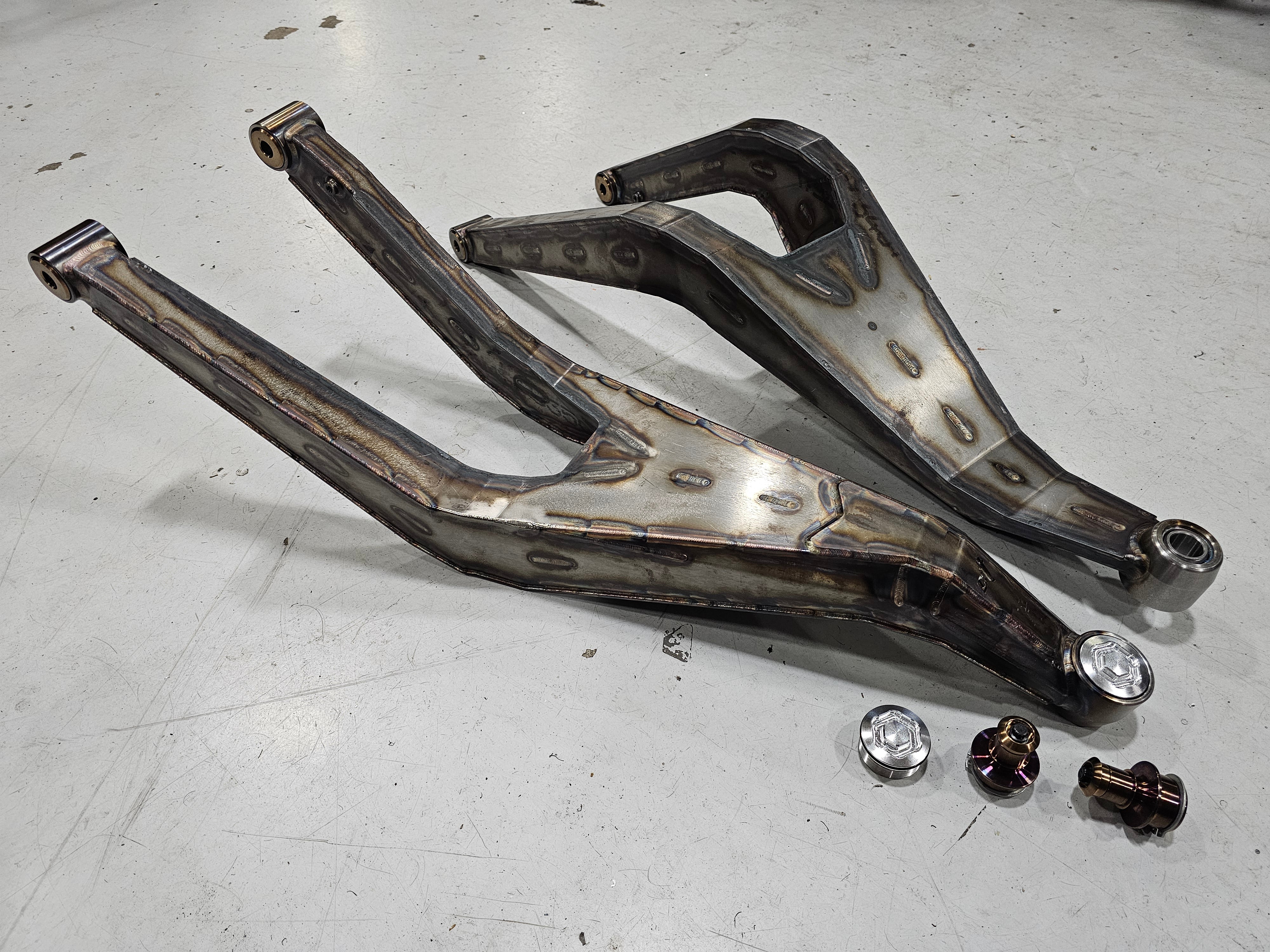 Photo of Maverick R Pro Desert Chromoly Upper A Arms by CT Race Worx - Premium Suspension for UTVs / Side by Sides