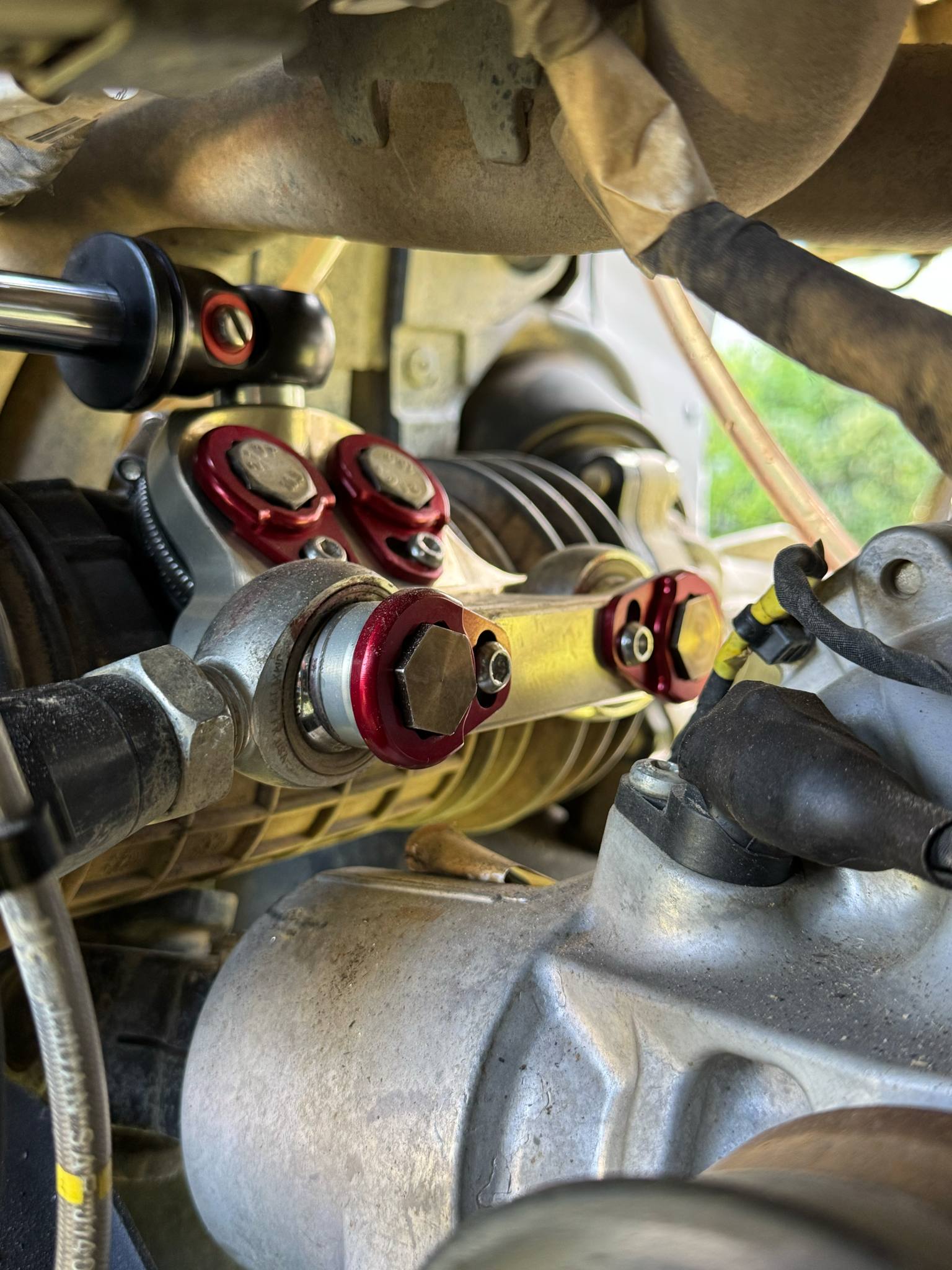 Photo of Maverick R Steering Dampener Assembly by CT Race Worx - Premium Steering for UTVs / Side by Sides