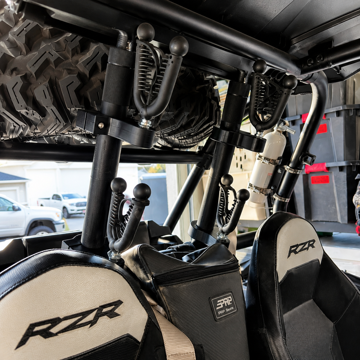Polaris RZR 1000XP, XP4 & Turbo XP Rear Window Rifle Rack | 2 Place | 2014-2023