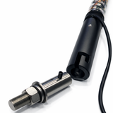 R1 LED whip quick-release mount and power cable connection