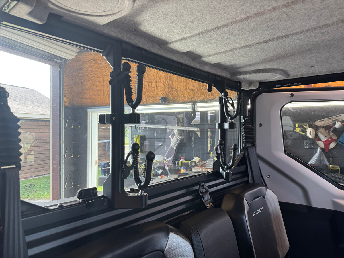 Qwik Rax Kawasaki Ridge rear-window rifle rack