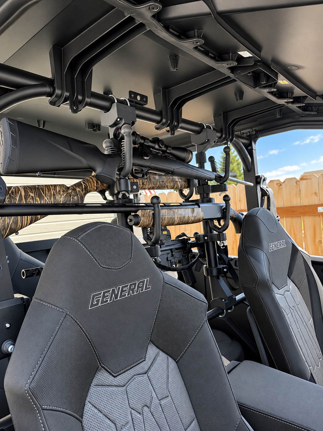 Polaris General Rifle, Fishing Pole, & Bow Rack | 2, 3, or 4 Place | Top Seller