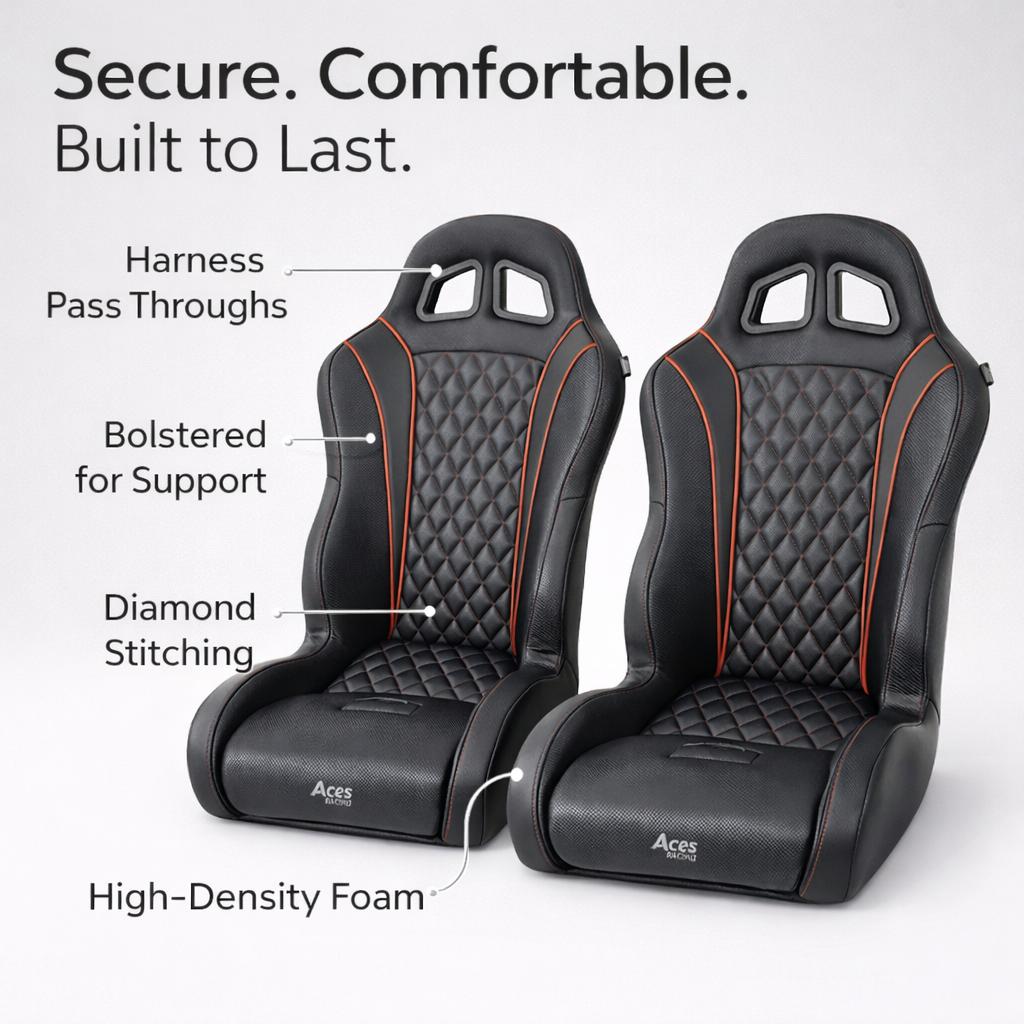 Aces Racing - Daytona Suspension Seats | Absorbs 80% More Impact Than Stock