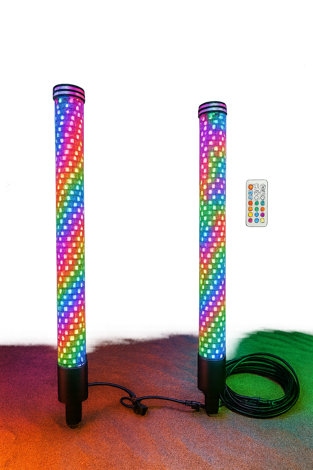 Photo of Fatty LED Light Whips (Pair) by R1 Industries - Premium LED Light Whips & Rock Lights for UTVs / Side by Sides