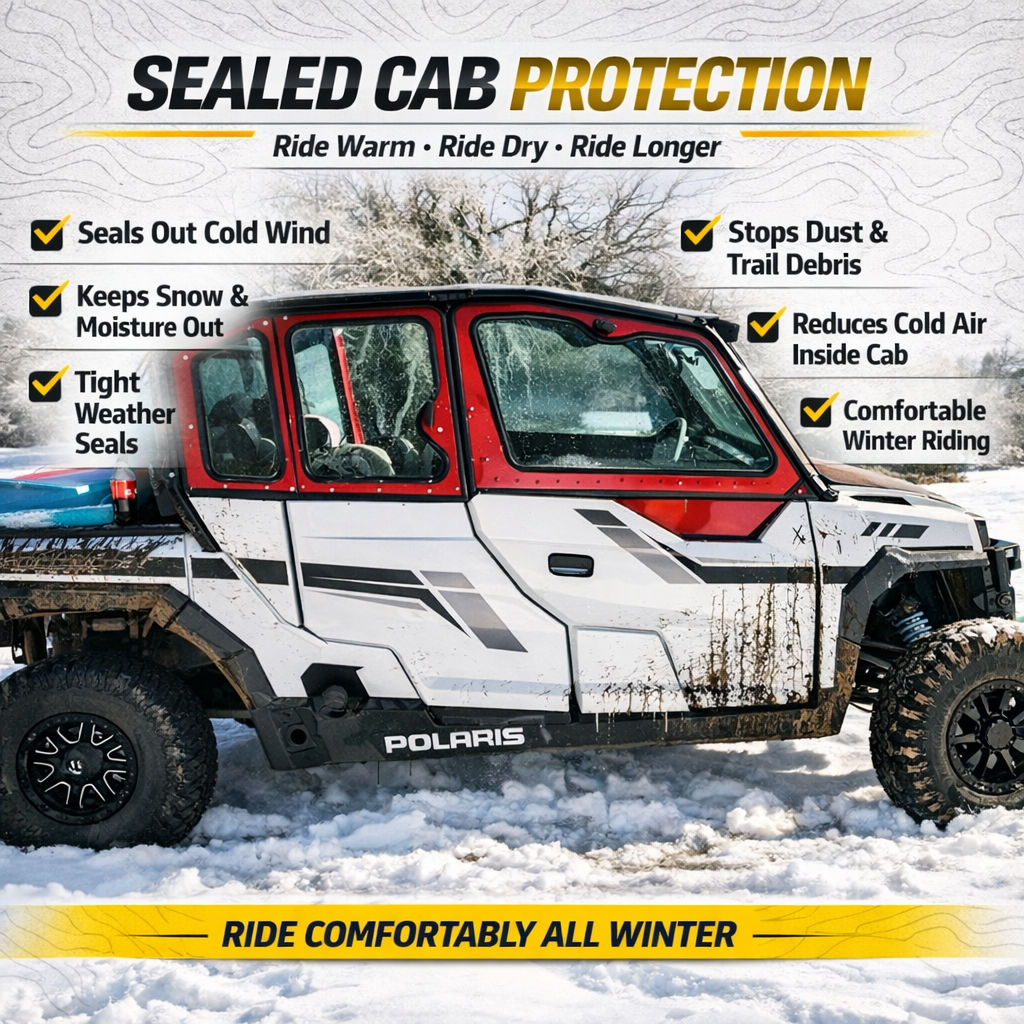 Dirt Warrior The Vault Polaris General 4-Seat Cab Enclosure (2016+)