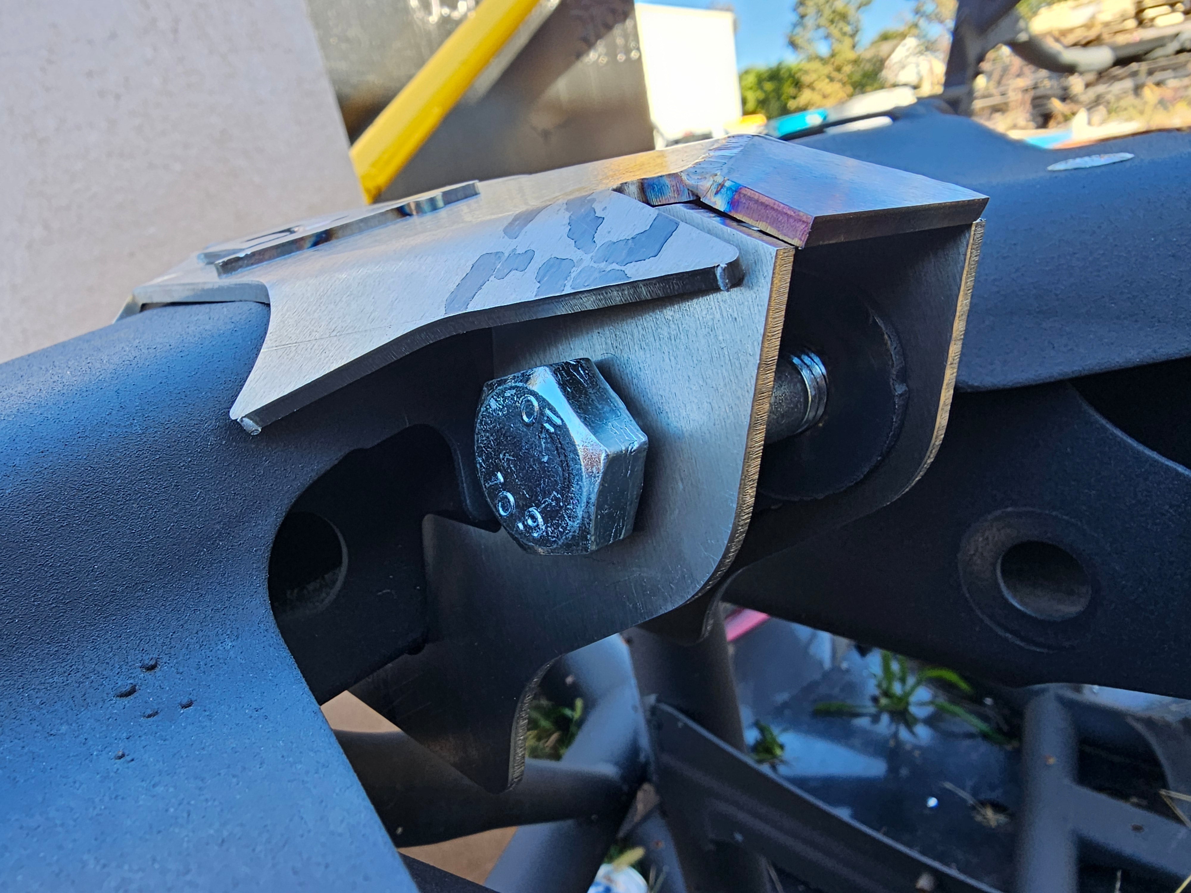 Photo of Maverick R Weld On Front Shock Brace by CT Race Worx - Premium Frame and Chassis for UTVs / Side by Sides